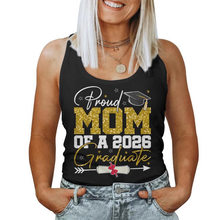 Proud Mom Of A Senior 2026 Graduate Family Graduation 2026 Women Tank Top