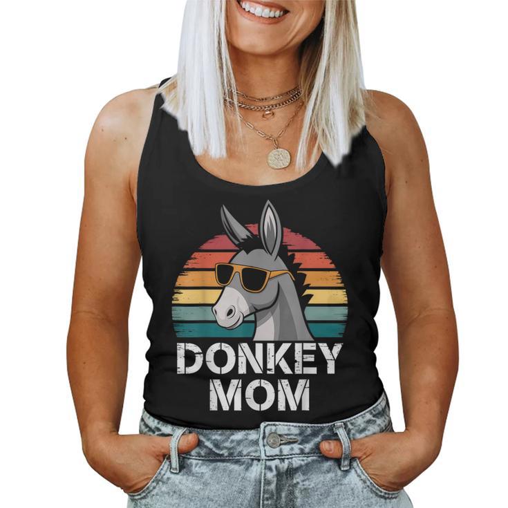 Retro Donkey Mom Sunglasses Cool Mom Retro Vibes Cool Women Tank Top