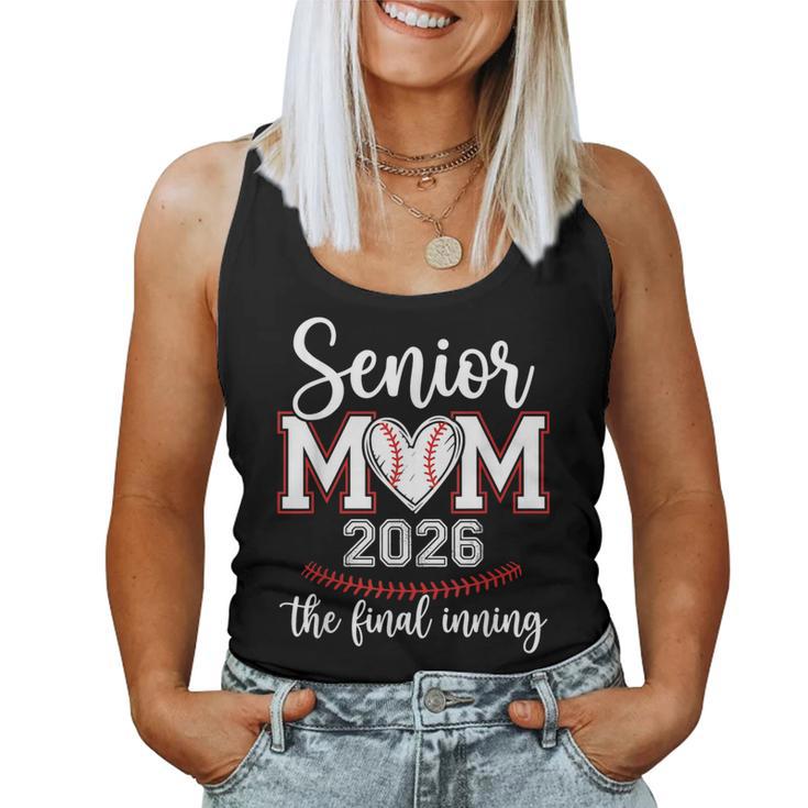 Senior Mom 2026 The Final Inning Baseball Heart Graduation Women Tank Top