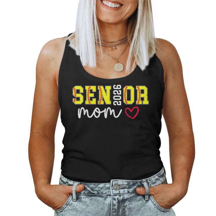 Softball Senior Mom 2026 Softball Player Senior Mama 2026 Women Tank Top