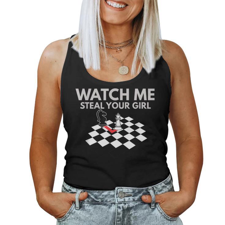 Watch Meteal Your Girl Divertidas De Ajedrez Camiseta sin mangas para mujer