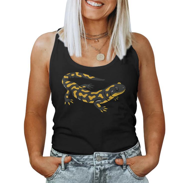 タイガーモール サラマンダー Ambystoma Tigrinum レディースタンクトップ