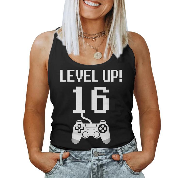 レベルアップ 16歳 誕生日プレゼント 男の子 女の子 レディースタンクトップ