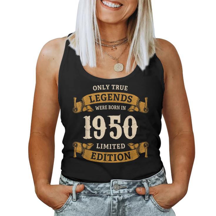 ヴィンテージ 1950 ギフト 男性 女性 長寿祝い 1950年生まれ ユニークな誕生日プレゼント レディースタンクトップ