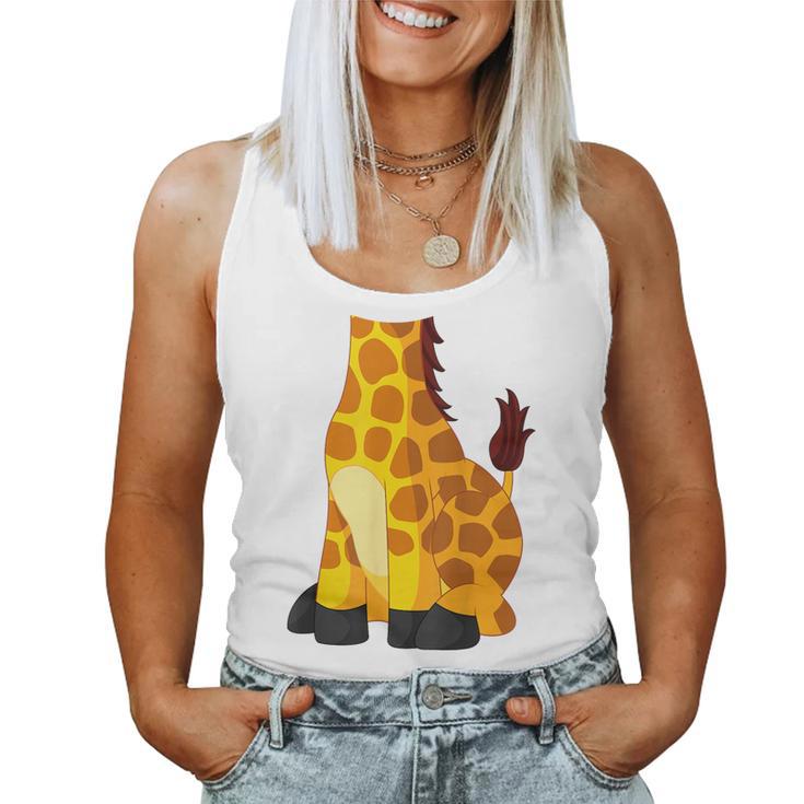 Camisa De Jirafa Para Adultos Niños Hombres Es Disfraz De Jirafa Camiseta sin mangas para mujer