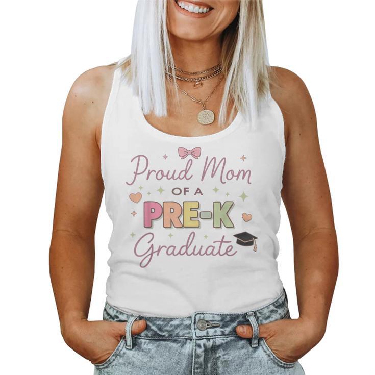 Proud Mom Of A Pre-K Graduate Cute Preschool Graduation Moms Women Tank Top