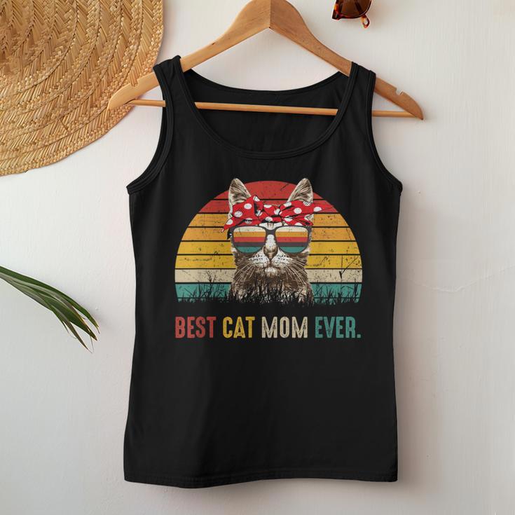 Best Cat Mom Ever Best Cat Mom Ever レディースタンクトップ 面白い贈り物