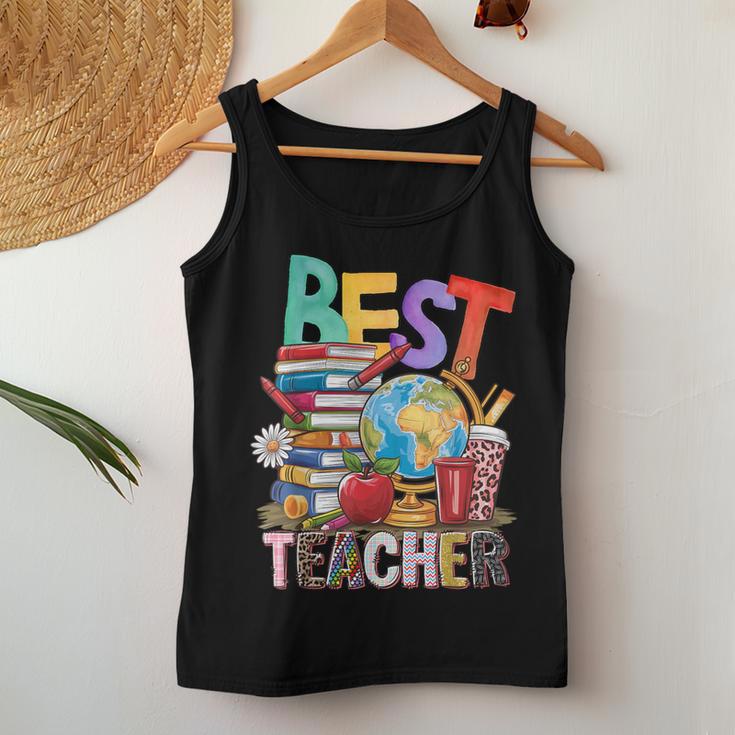 Best Teacher I Love My Teacher Ever Best Teacher レディースタンクトップ 面白い贈り物