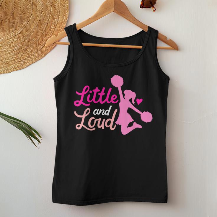 Little And Loud チアリーダー コスチューム チアリーディング 女の子 レディースタンクトップ 面白い贈り物