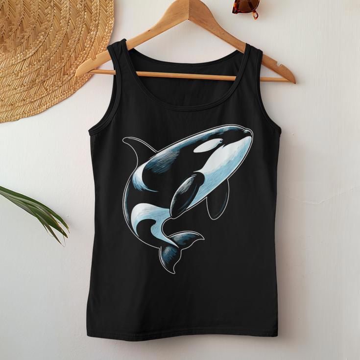 Orca シャツ オーシャン シャチ 恋人 男性 男の子 女の子 キッズ シャチ レディースタンクトップ 面白い贈り物
