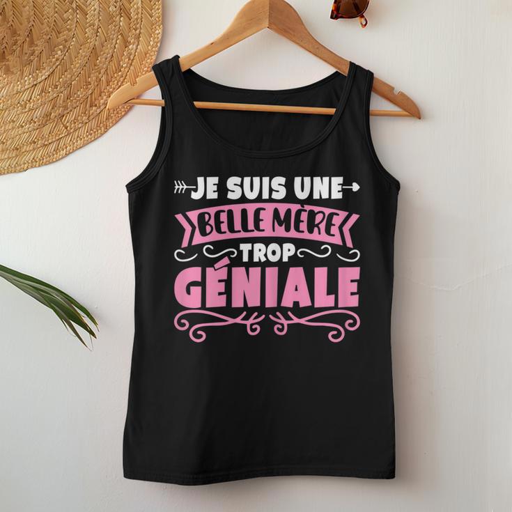 Oy Una Belle Madre Genal Belle-Maman Día De La Madre Camiseta sin mangas para mujer Regalos divertidos