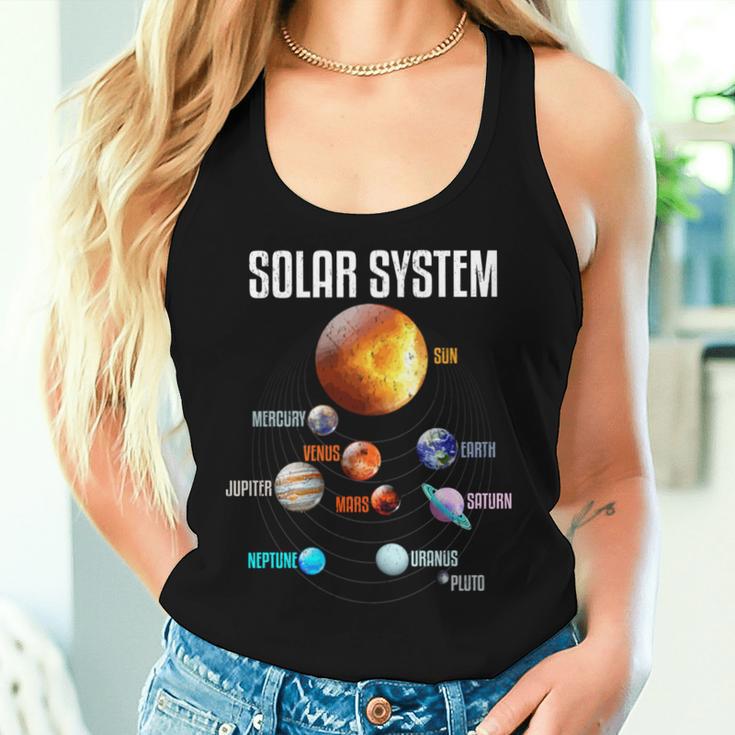 太陽系惑星 宇宙 科学 男の子 女の子tem キッズ 長袖tシャツ レディースタンクトップ 彼女への贈り物