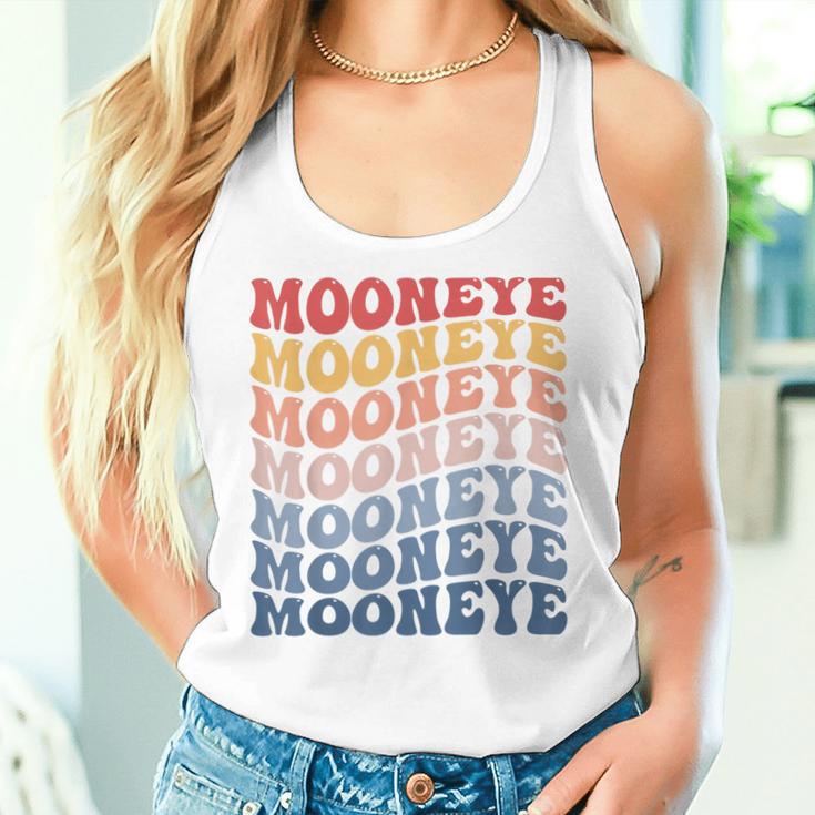 Mooneye Groovy レトロフィッシュ レディースタンクトップ 彼女への贈り物