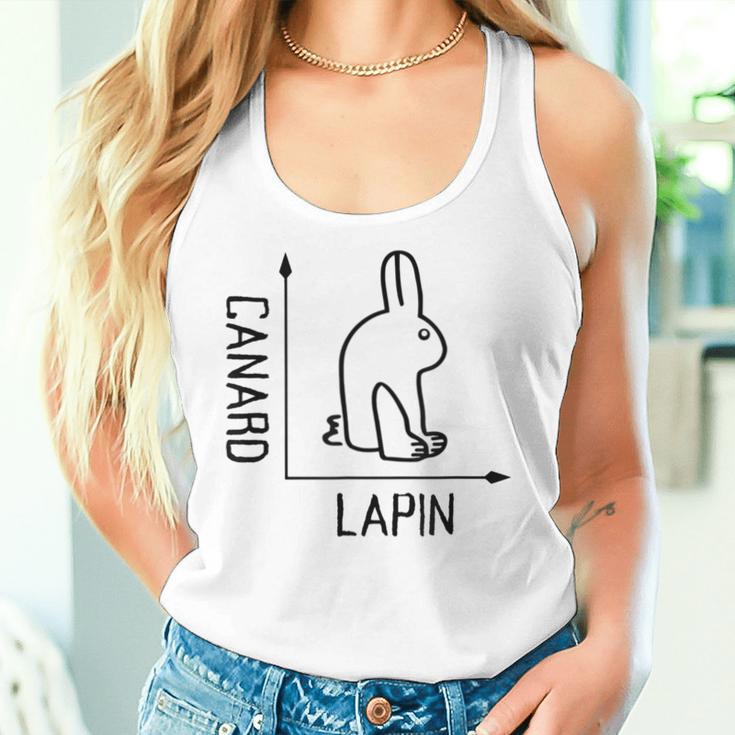 Wittgenstein Rabbit Duck Philosopher レディースタンクトップ 彼女への贈り物