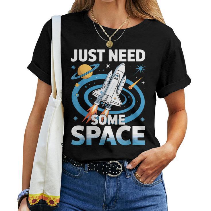 Cohete Espacial Espacial Para Hombres Es Y Niños Camiseta de mujer