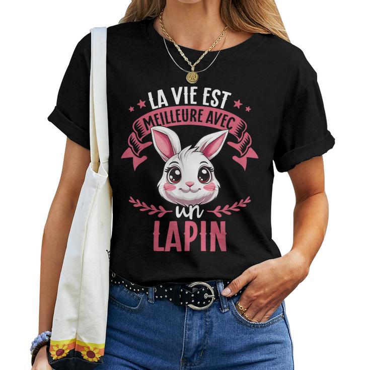 Laie Est Meilleure Avec Un Lapin -Weet Bunny T-shirt femme