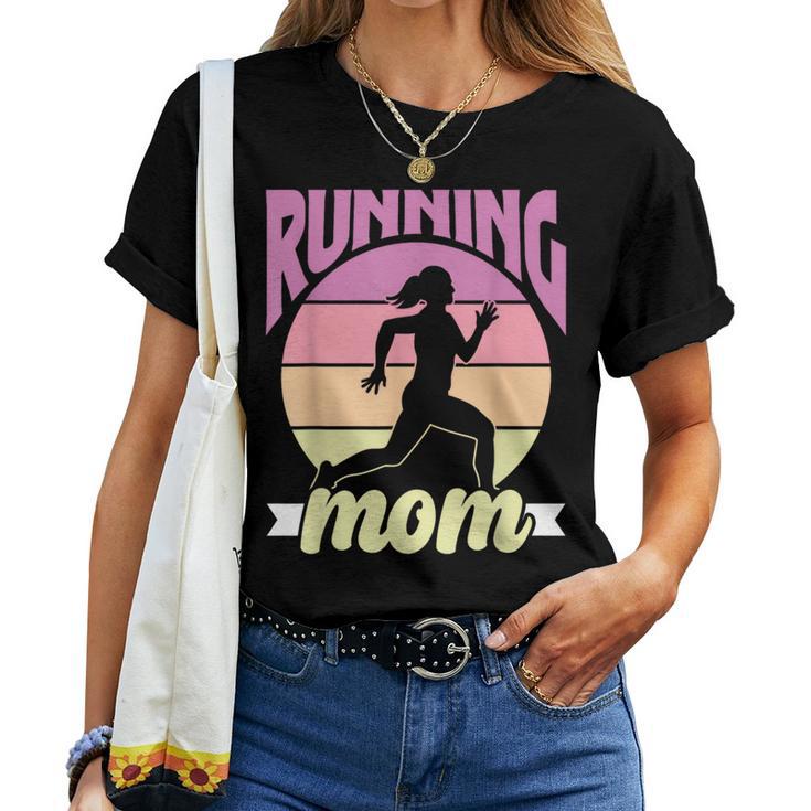 Maman Qui Court Jogger Coureur Exécuter La Course À Pied T-shirt femme