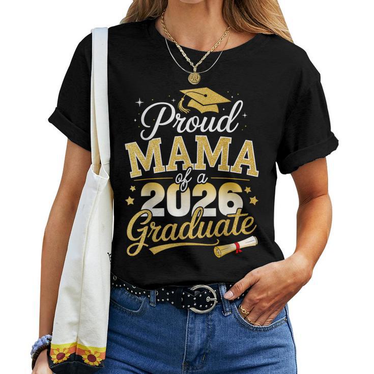 Proud Mama Of A Class Of 2026 Graduate Senior Graduation Women T-shirt