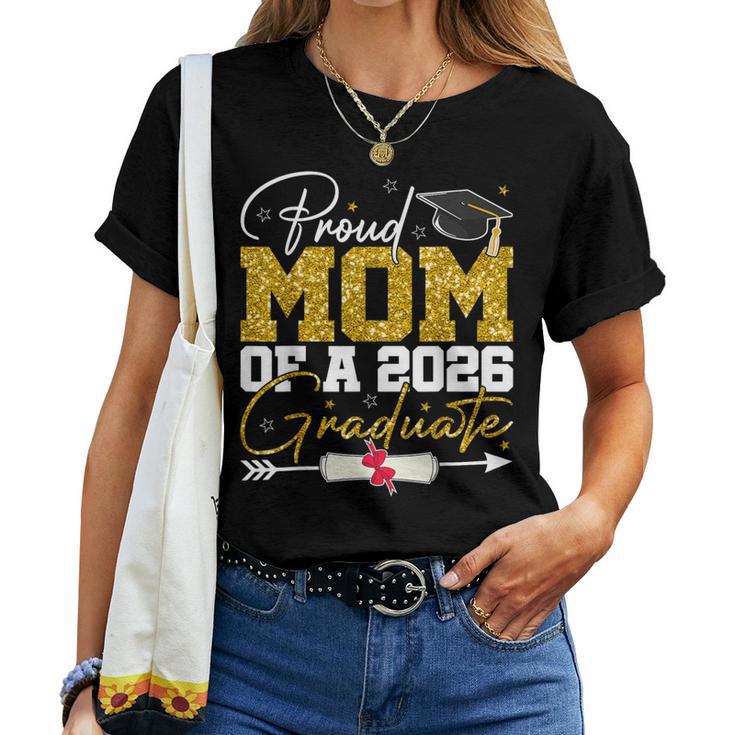 Proud Mom Of A Senior 2026 Graduate Family Graduation 2026 Women T-shirt