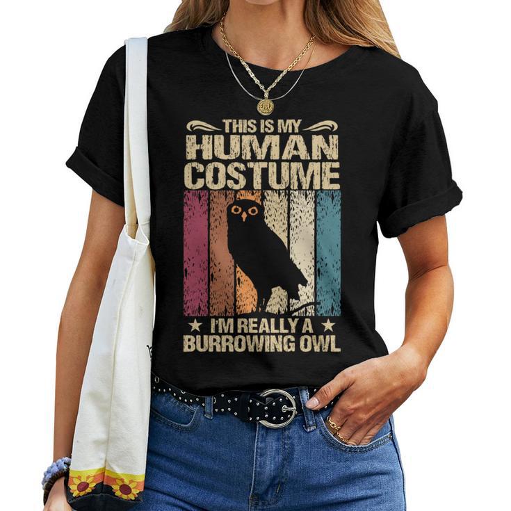 This Is My Human コスチューム I'm Really A Burrowing Owl 長袖tシャツ レディースTシャツ