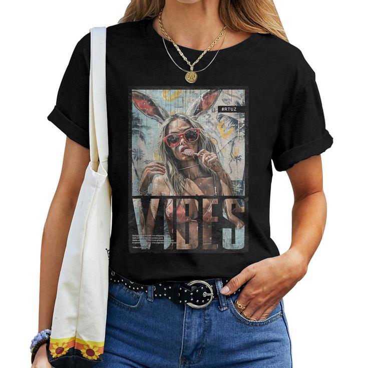 Vintage Girl Magazin Portada Modeloexy Pin-Up In Mangas Camiseta de mujer
