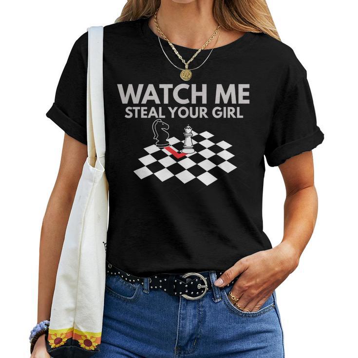 Watch Meteal Your Girl Divertidas De Ajedrez Camiseta de mujer