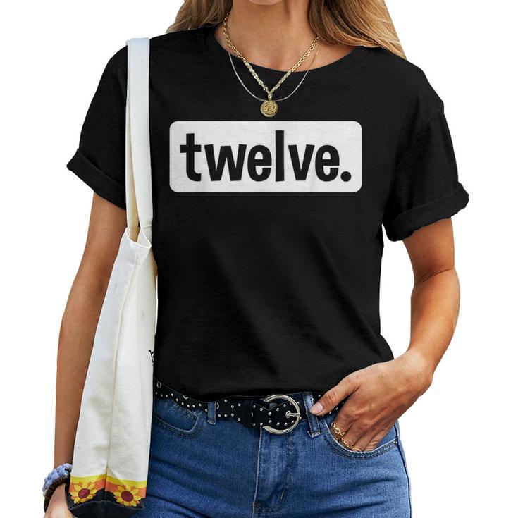 十二十二歳の誕生日 12歳 男の子 12歳の誕生日 女の子 レディースTシャツ