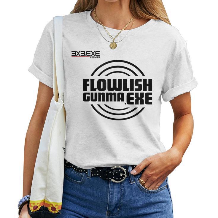 Flowlish GunmaExe_3_髙橋芙由子 レディースTシャツ