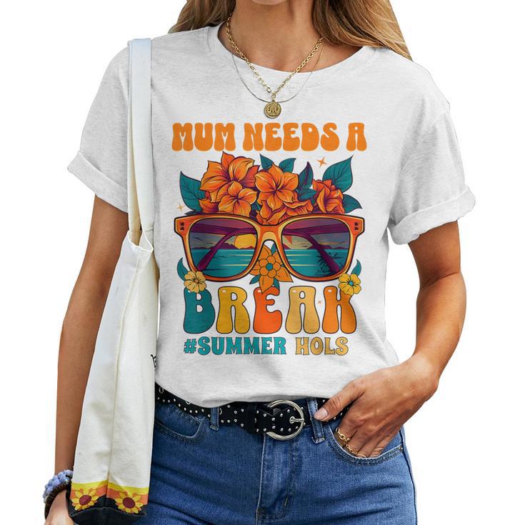 Maman Maman Maman A Besoin Deacancesacances D'été T-shirt femme