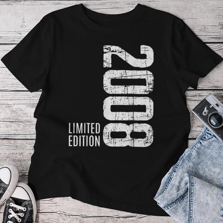 18歳の男の子、女の子、18 歳の誕生日プレゼント、限定版 2008 レディースTシャツ 面白い贈り物