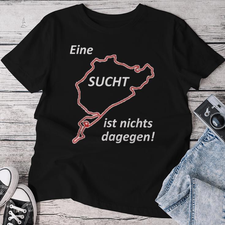 24Hレース、Vln、ノルドシュライフェ、ニュルブルクリンク、女性、男性 レディースTシャツ 面白い贈り物