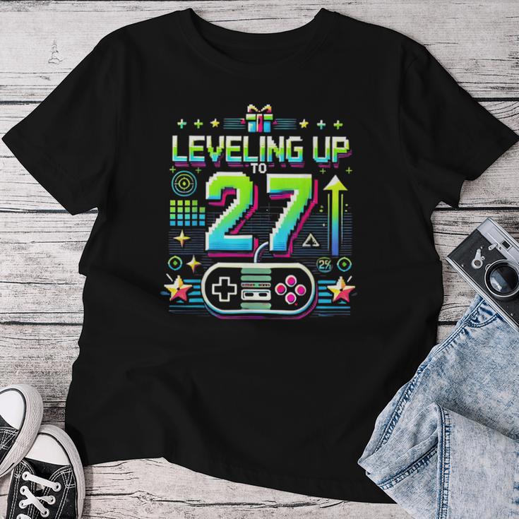 27歳の男性女性、誕生日、27歳の誕生日にプレゼント。 レディースTシャツ 面白い贈り物