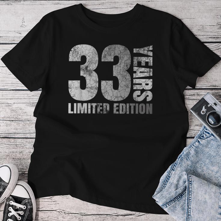 33歳 男性 ギフト 33歳の誕生日プレゼント 女性用 レディースTシャツ 面白い贈り物