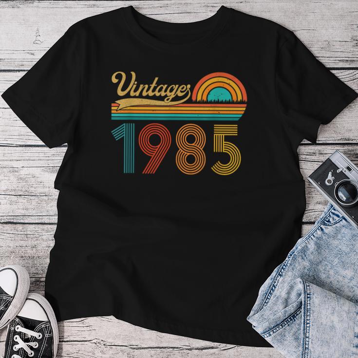 41歳の誕生日プレゼント 41歳 男性 女性 レトロ ヴィンテージ 1985 レディースTシャツ 面白い贈り物