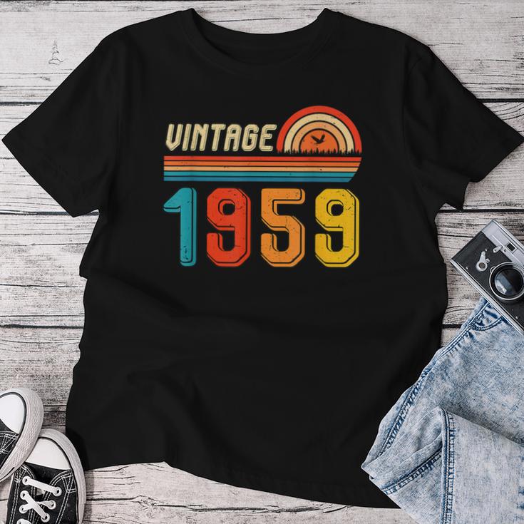 67歳の誕生日プレゼント 67歳 男性 女性 レトロ ヴィンテージ 1959 レディースTシャツ 面白い贈り物
