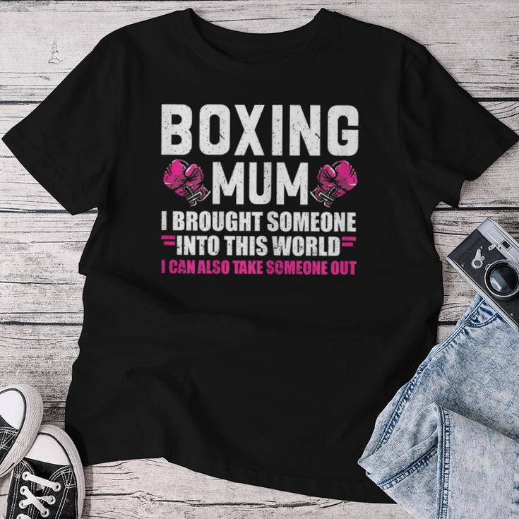 Boxeo Mum Boxeo Guantes Boxeo Boxeo Camiseta de mujer Regalos divertidos