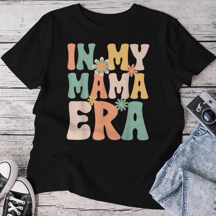 Groovy Retro In My Mom Era シャツ 母の日 母の生活 レディースTシャツ 面白い贈り物