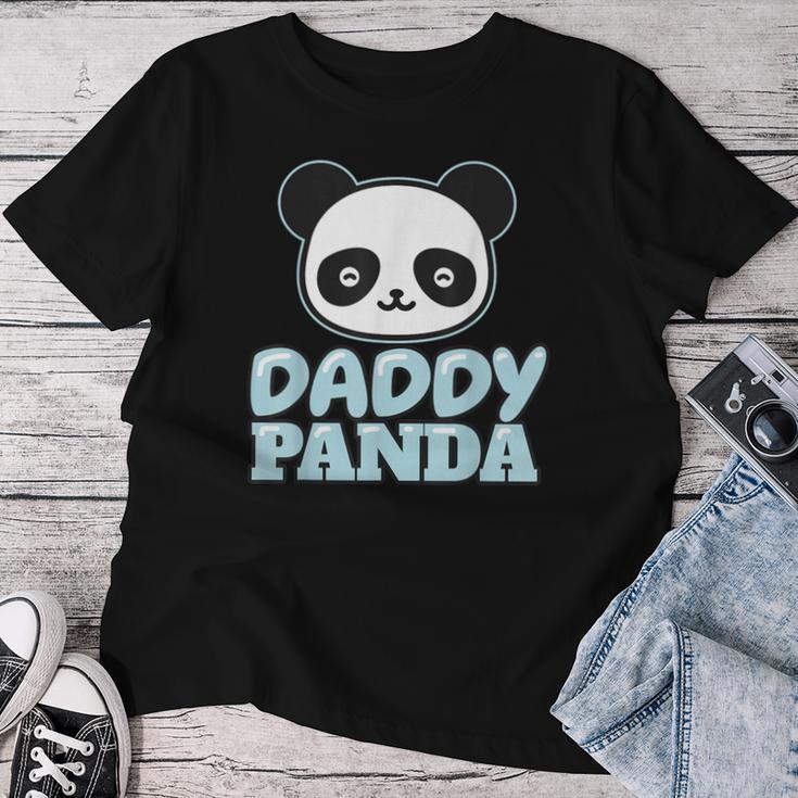 Papà Panda Bear Papà Festa Del Papà Panda Maglietta da donna Regalos divertidos