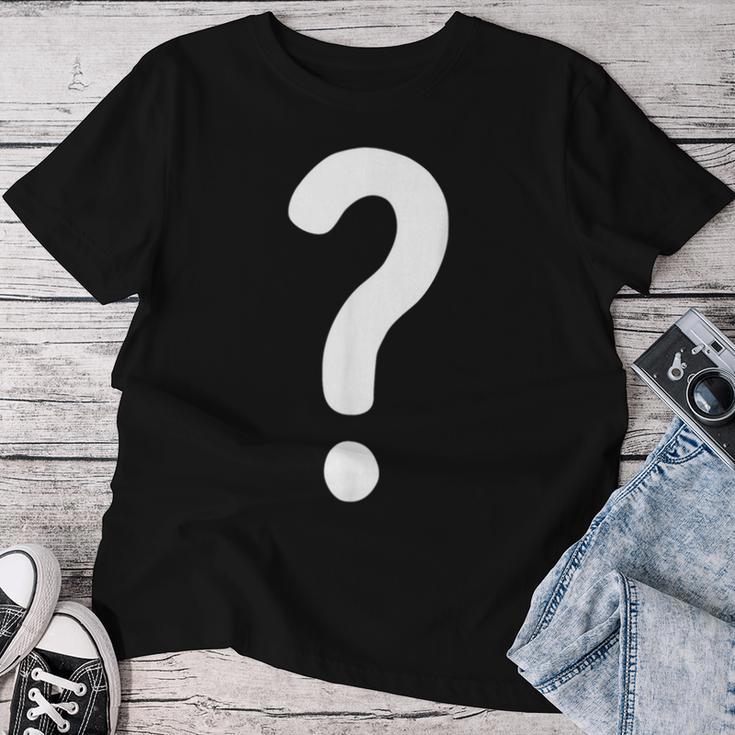 クエスチョンマーク シャツ カップル 男性 女性 キッズ Guess Who コスチューム レディースTシャツ 面白い贈り物