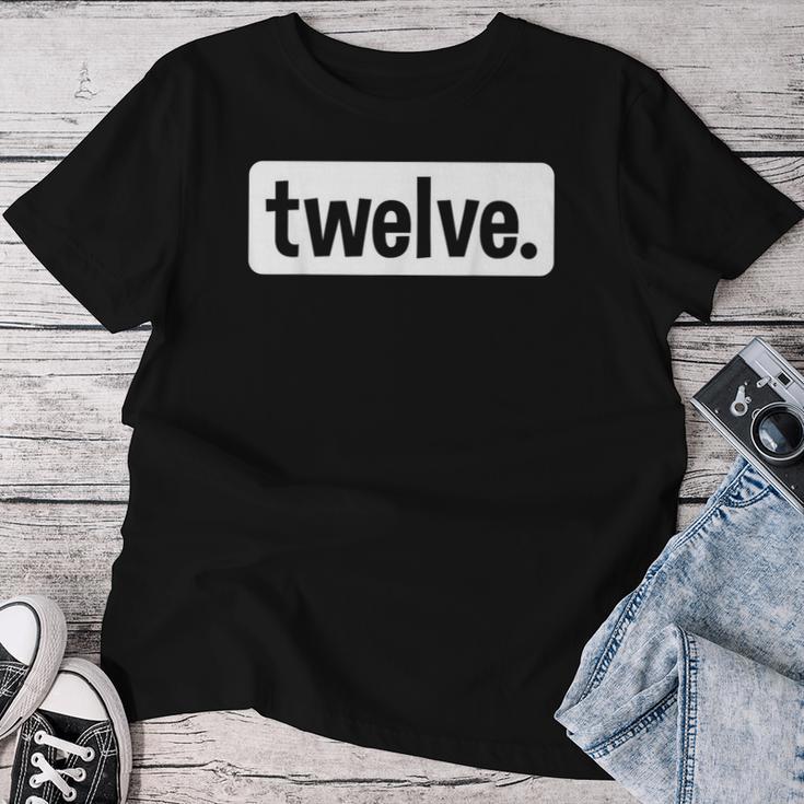 十二十二歳の誕生日 12歳 男の子 12歳の誕生日 女の子 レディースTシャツ 面白い贈り物