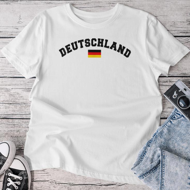 Germany Footballoccerports Outfit ドイツサッカースポーツ国旗女性男性男性子供 レディースTシャツ 面白い贈り物