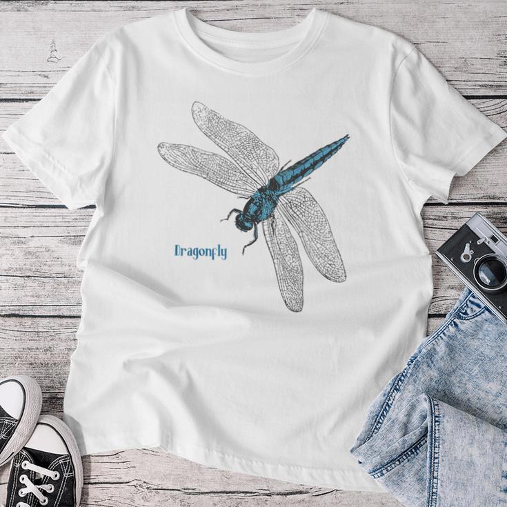 トンボ 蜻蛉 蜻蜓 大きい Dragonfly レトロ 虫 昆虫 イラスト かっこいい おしゃれ トンボ好き トンボ柄 レディースTシャツ 面白い贈り物