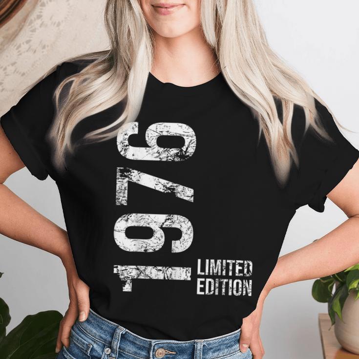 50 歳の誕生日 50 歳の男性女性ヴィンテージ 1976 レディースTシャツ 彼女への贈り物