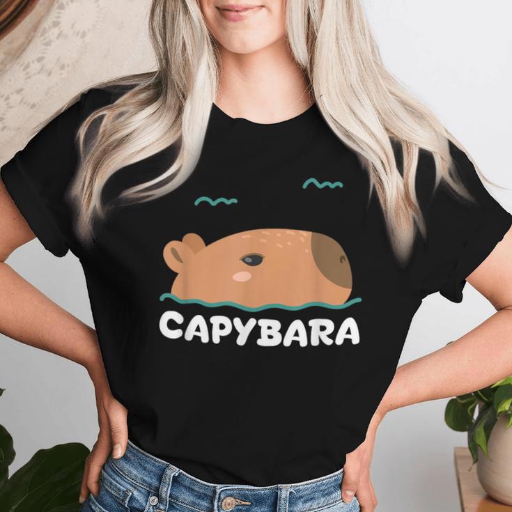 キッズ カピバラ シャツ 男の子 女の子 レディースTシャツ 彼女への贈り物
