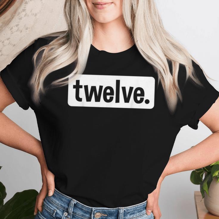 十二十二歳の誕生日 12歳 男の子 12歳の誕生日 女の子 レディースTシャツ 彼女への贈り物