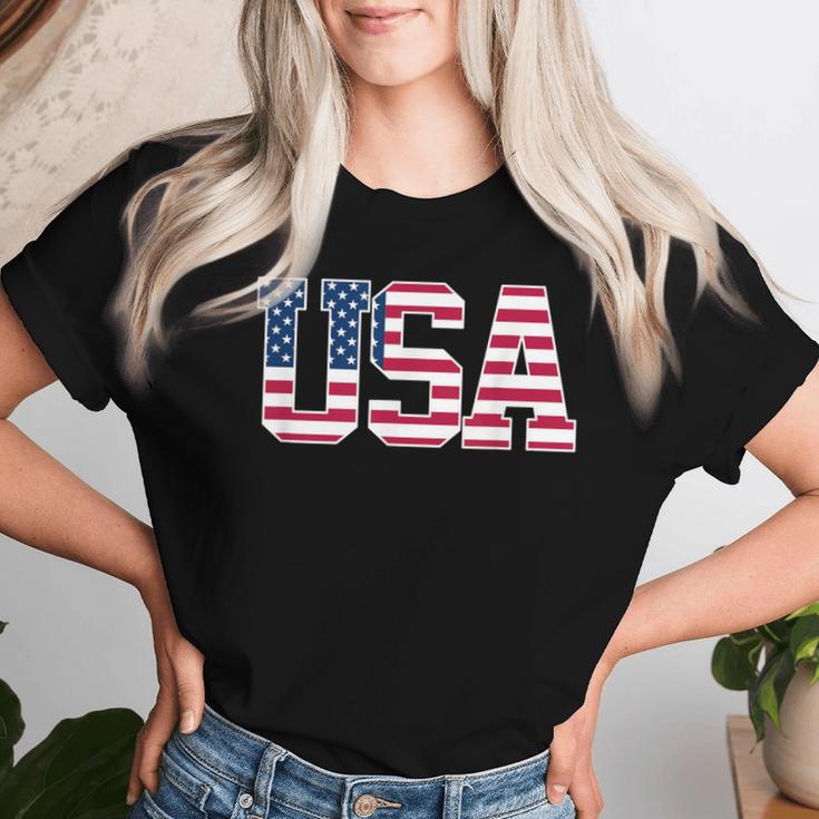 米国 愛国的なアメリカ国旗 男性 女性 キッズ 男の子 女の子 Us レディースTシャツ 彼女への贈り物