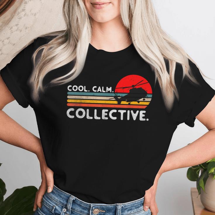 面白いヘリコプター 格言 男性 女性 フライト ヘリコプター レディースTシャツ 彼女への贈り物