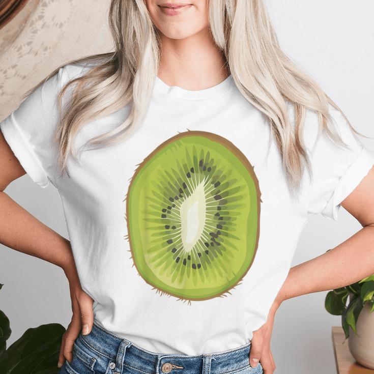 キウイシャツ 大人 男性 女性 キッズ キウイコスチューム レディースTシャツ 彼女への贈り物