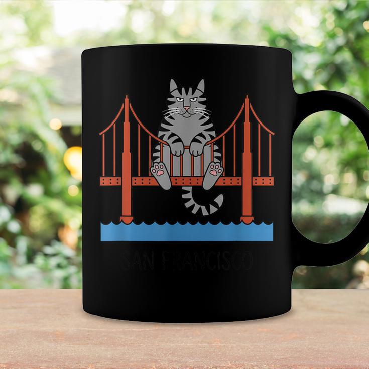 San Francisco Cat Golden Gate Bridge Book Lover Coffee Mug Black San Francisco Cat Golden Gate Bridge Book Lover Coffee Mug Black