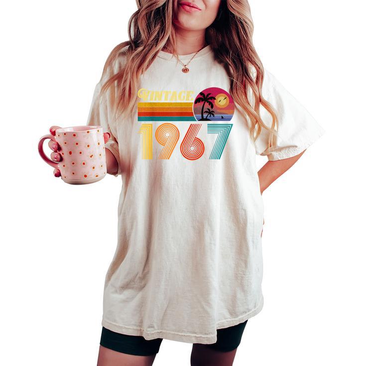 59歳の誕生日プレゼント 59歳 男性 女性 レトロ ヴィンテージ 1967 レディースオーバーサイズコンフォートTシャツ